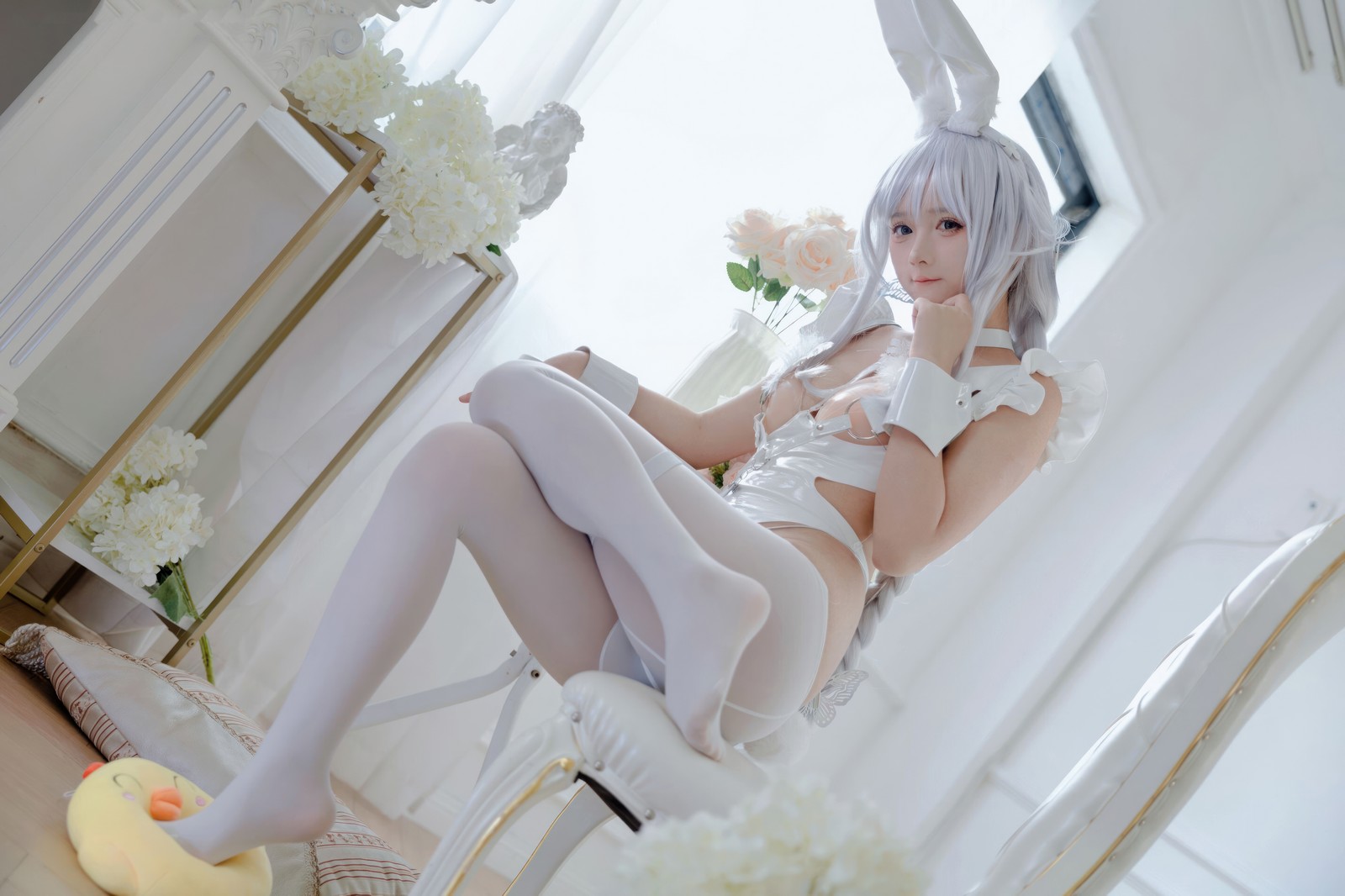 喜欢爱理吗套图：碧蓝航线恶毒·白兔COS高清写真（37P-219.3M）插图5