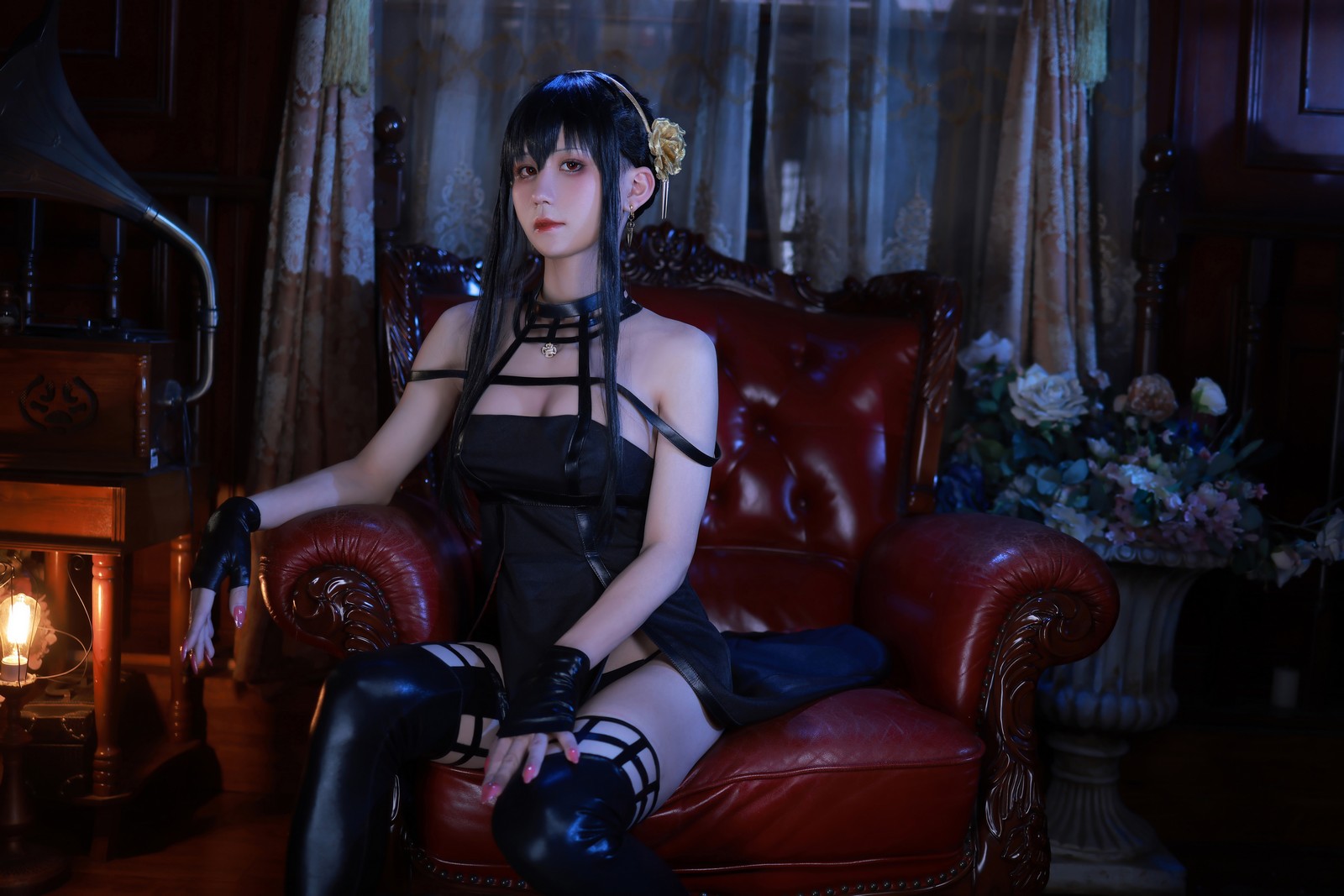 桜满三时 – 约尔 礼服 Cosplay 高清写真集（46P-418.2MB）精美服饰插图