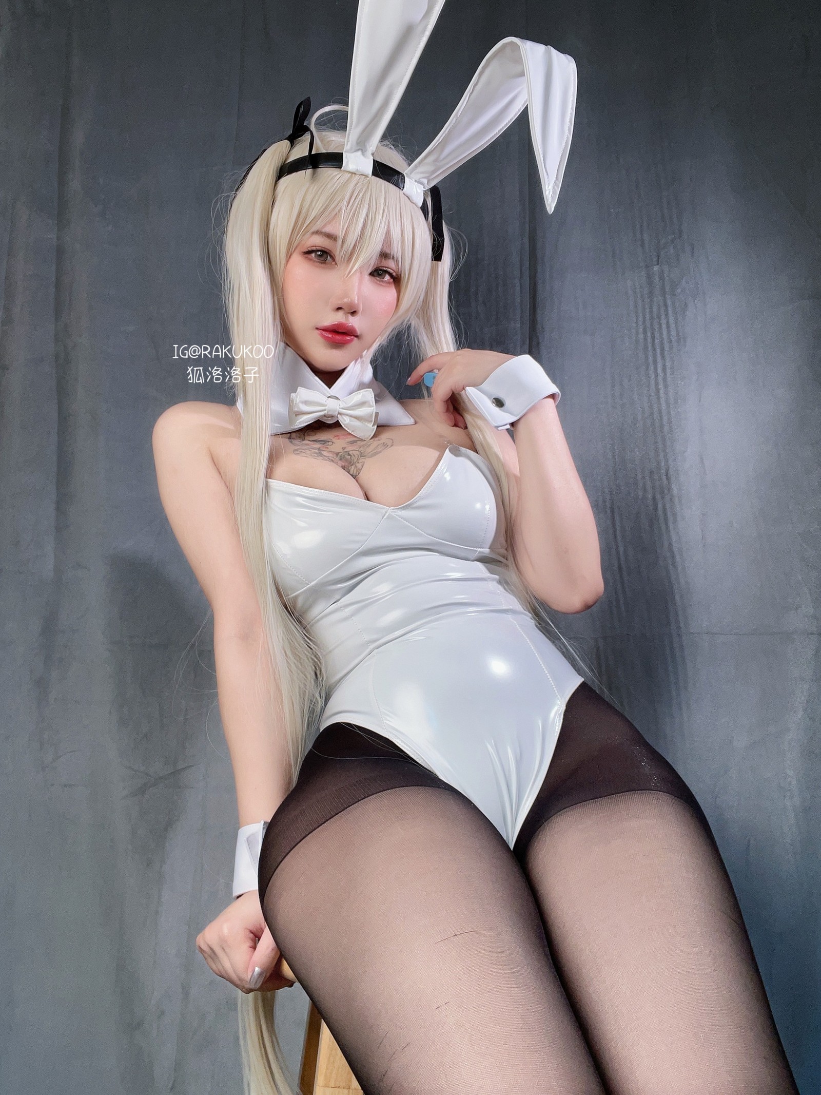 狐洛洛子 – 兔女郎 高清写真集（17P-26MB）经典兔女郎主题图集插图4