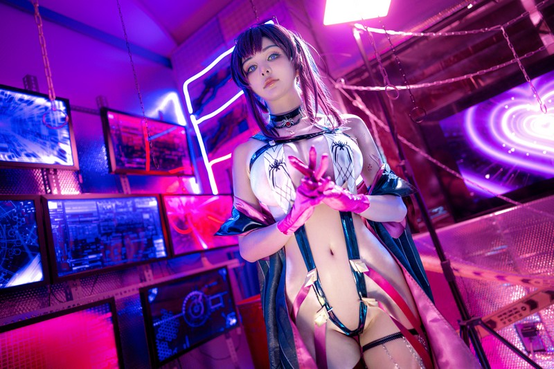 Joyce Lin2x Kafka Cosplay Honkai Star Rail 高清写真 65P插图3