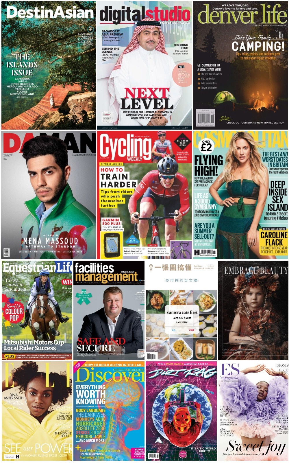 50 Assorted Magazines - June 13 2019