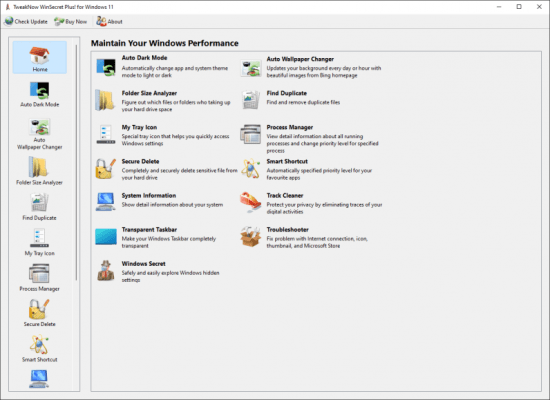 TweakNow WinSecret Plus for Windows 11 v3.2.0