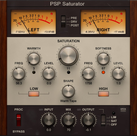 PSPaudioware PSP Saturator 1.1.0 (x64)