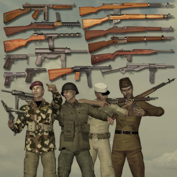 Allies and Axis Weapons and Action Allies and Axis Weapons and Action