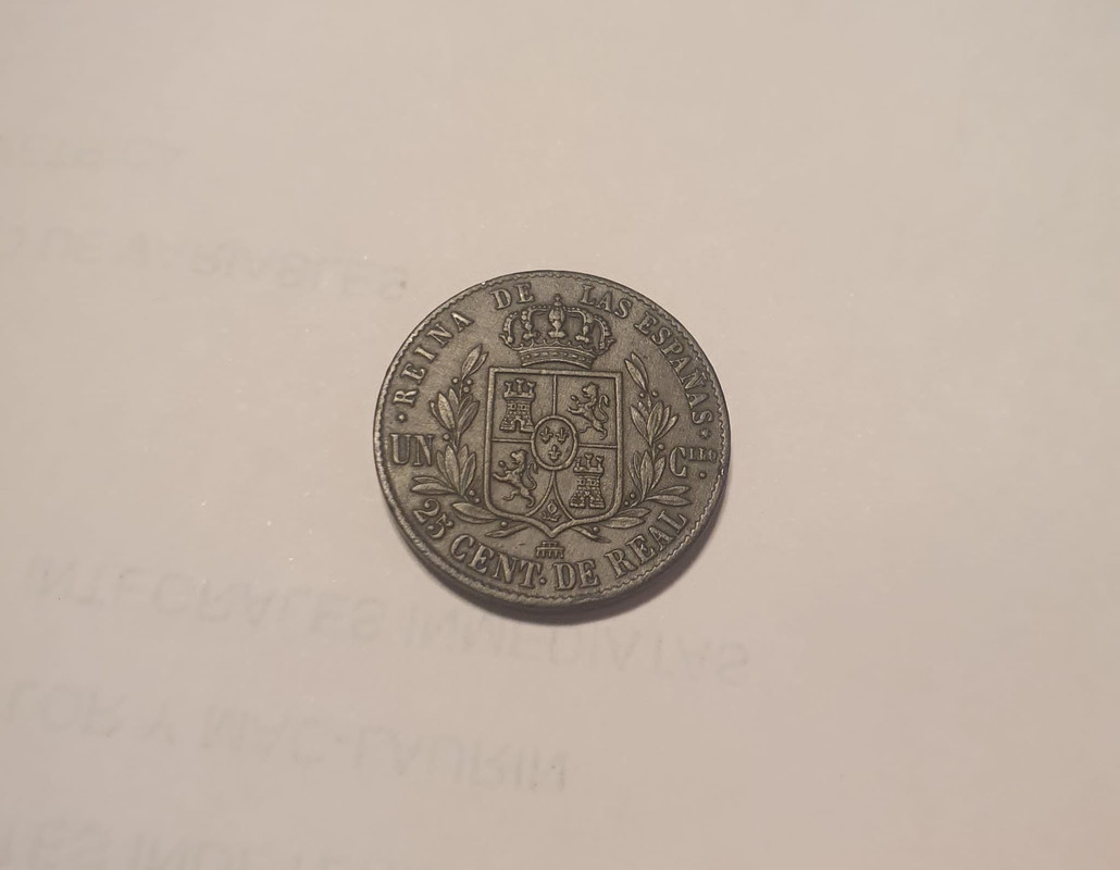 25 CENT. DE REAL DE 1854 DE ISABEL II IMG-20201204-WA0009