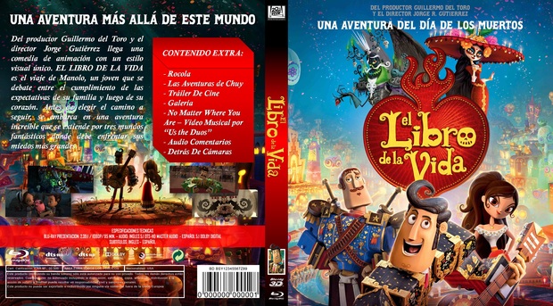 mi caratula para el libro de la vida l cover - El Libro de la Vida [HDRip] [Castellano] [Animación] [2014] [Uptobox]