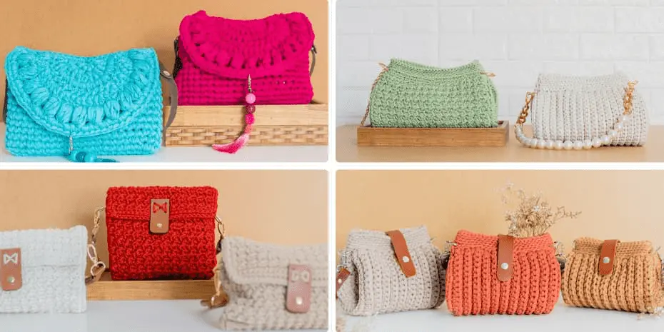 Cartera de Crochet de Lujo 5