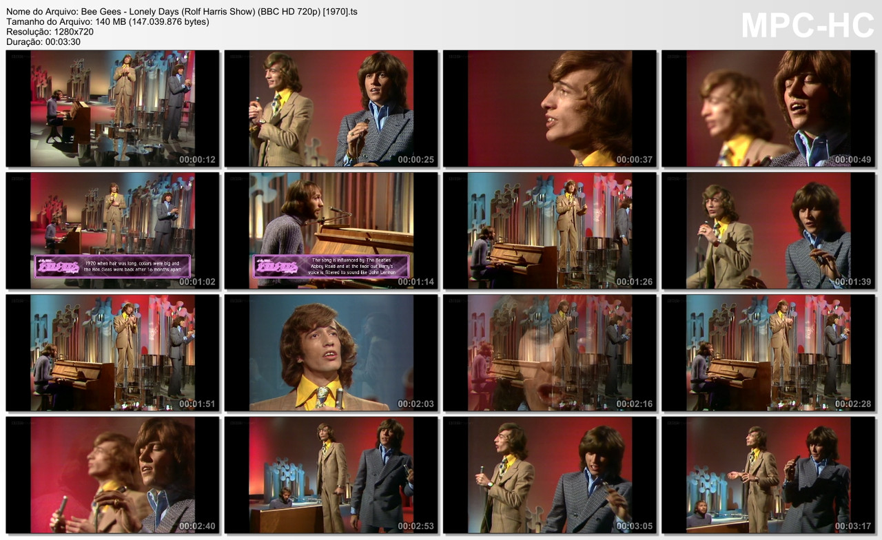 Bee Gees - Lonely Days (Rolf Harris Show) (BBC HD 720p) [1970].mp4