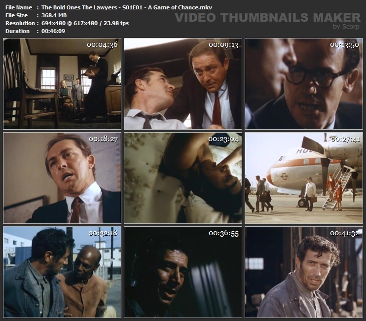 The Bold Ones The Lawyers - S01E01 - A Game of Chance.mkv