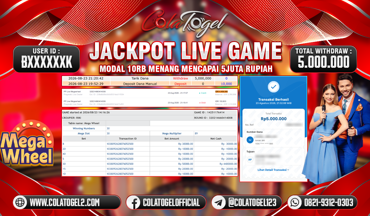 JACKPOT SLOT LIVE GAME!!