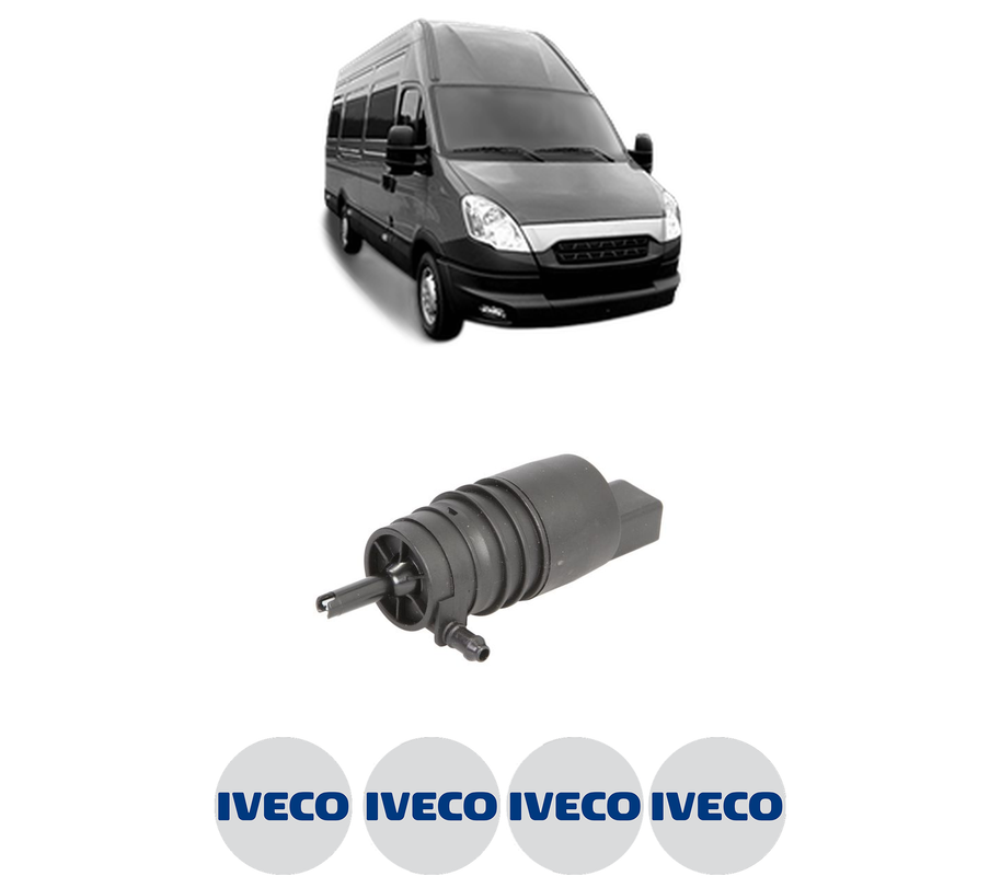 Pompa de apa spalare parbriz IVECO DAILY V Bus din 2011-2014, auto, Febi, 4x Stickere auto cu IVECO