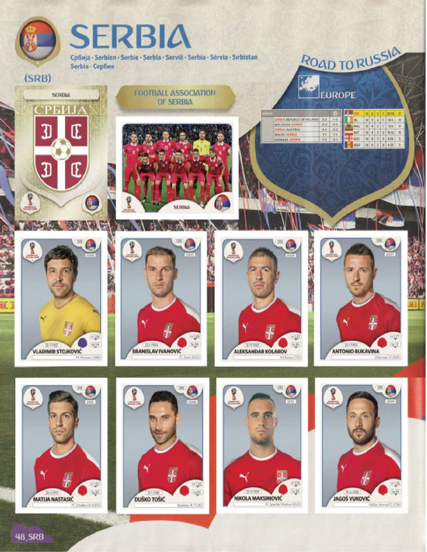 Album Panini Rusia 2018-50