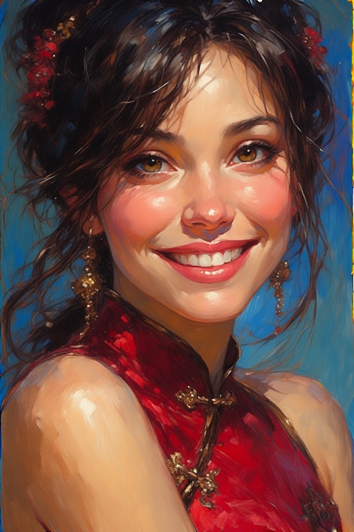 Oil-portrait-close-up-of-a-bea-3