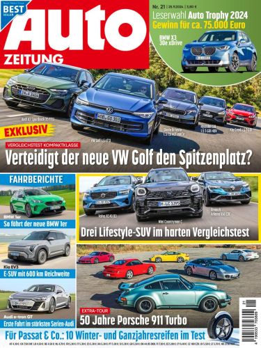 Cover: Auto Zeitung Magazin No 21 vom 25  September 2024