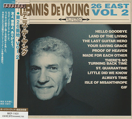 Dennis DeYoung - 26 East Vol. 2 (2021) [Japanese Edition]