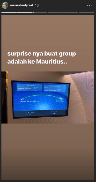 Maia Estianty dan Irwan Mussry lanjut traveling ke Mauritius