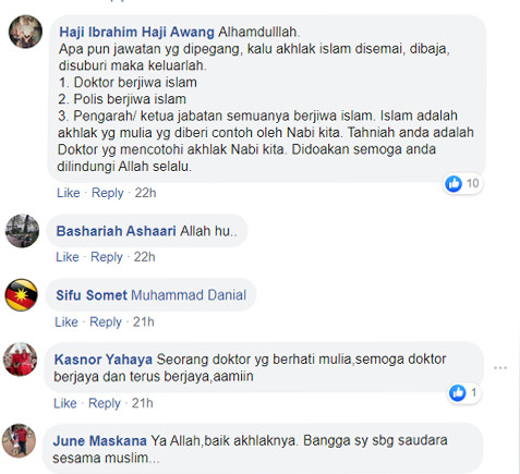 Netizen puji keperibadian doktor ini