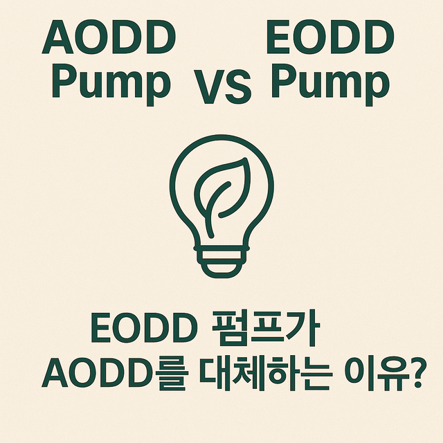 EODD 펌프와 AODD 펌프 비교 이미지