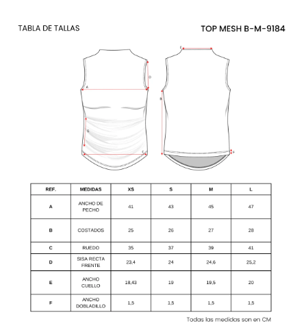Guía de tallas