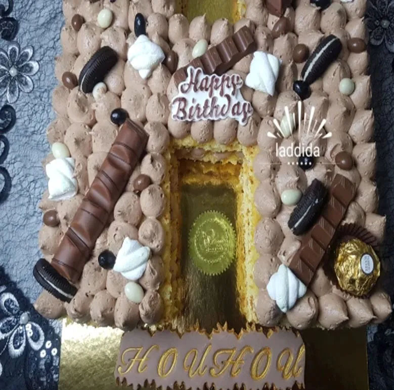 Molde en silicona letras goticas con flores para fondant tortas