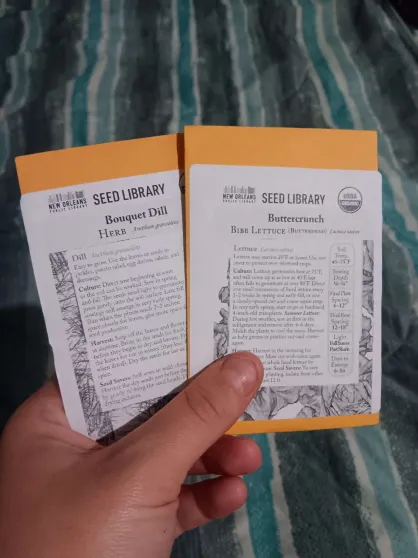 seed packs from the library