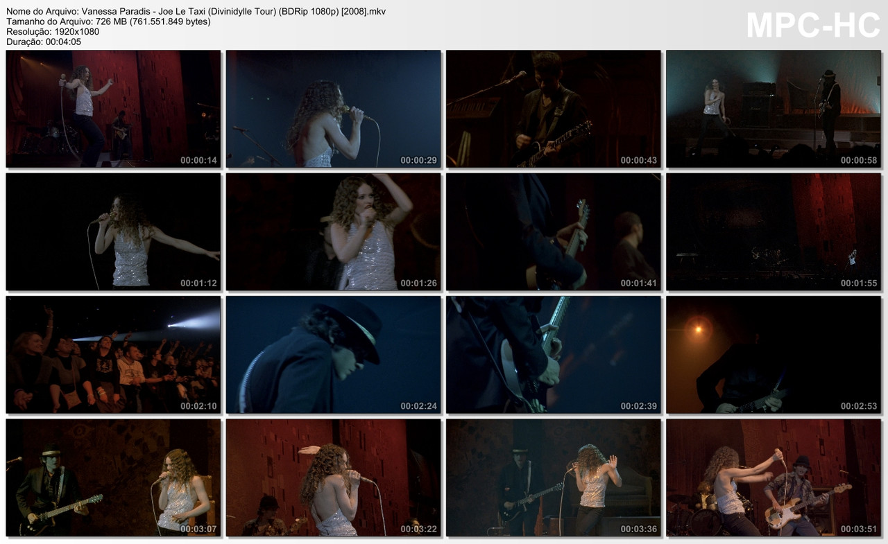 Vanessa Paradis - Joe Le Taxi (Divinidylle Tour) (BDRip 1080p) [2008]