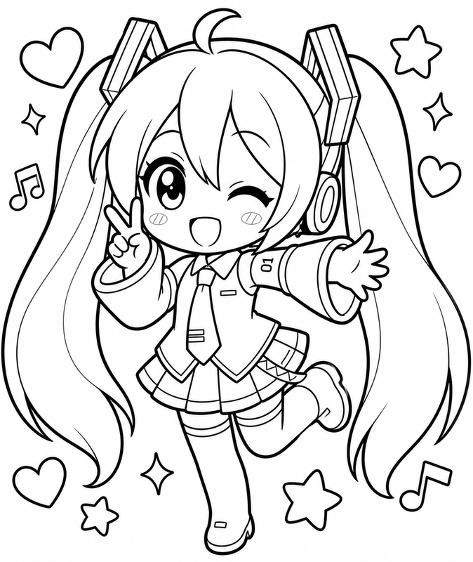 very cute hatsune miku coloring (3)