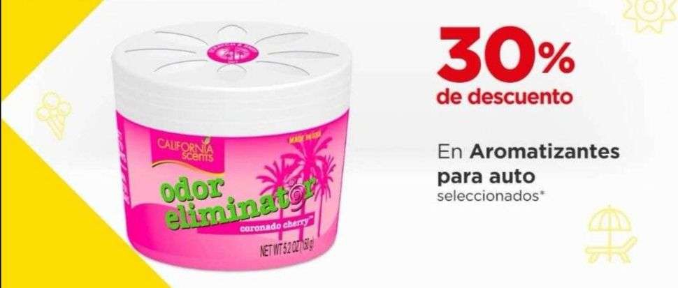 Chedraui: 30% de descuento en aromatizantes para Auto Refresh y California Sents 