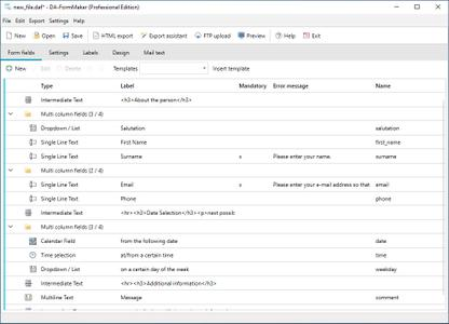 DA-FormMaker Professional 4.12.3 Multilingual