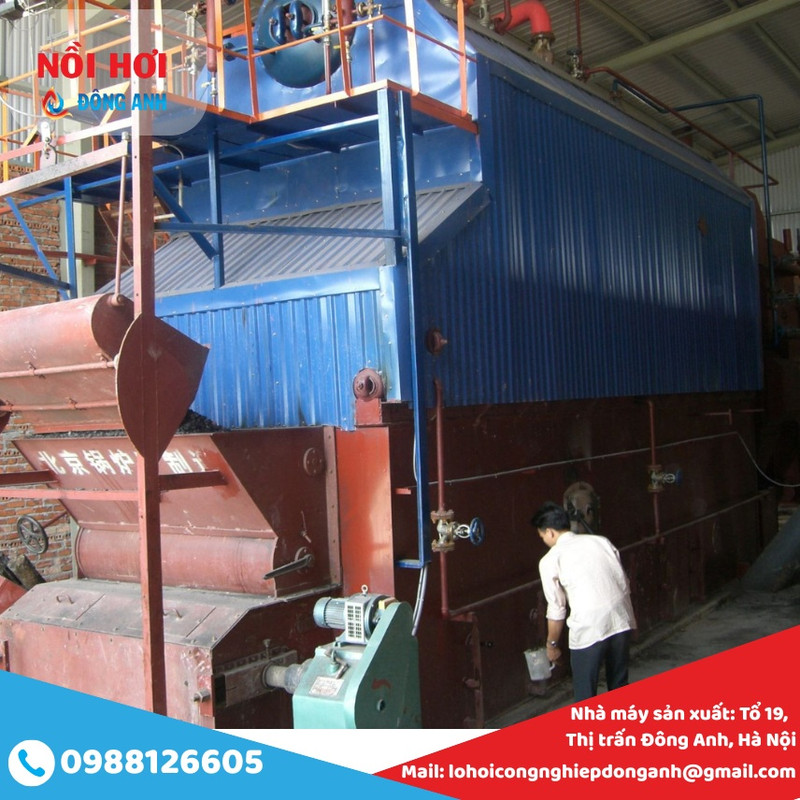 nồi hơi công nghiệp ghi xích