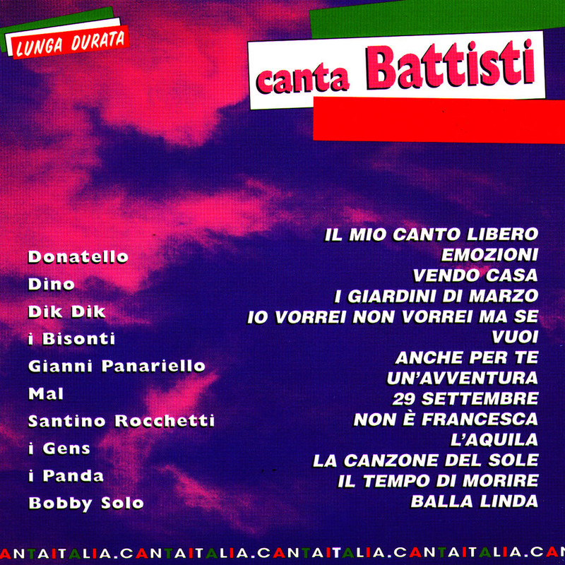 Canta Battisti Cantaitalia (Compilation, Duck Records, 2006) mp3 320 Kbps