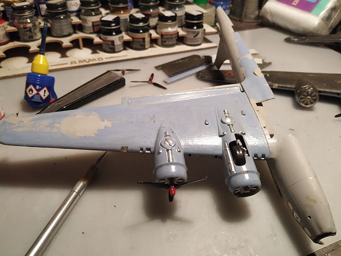 B-17F, stari Revell, 1/72 rebuild IMG-20191228-204245