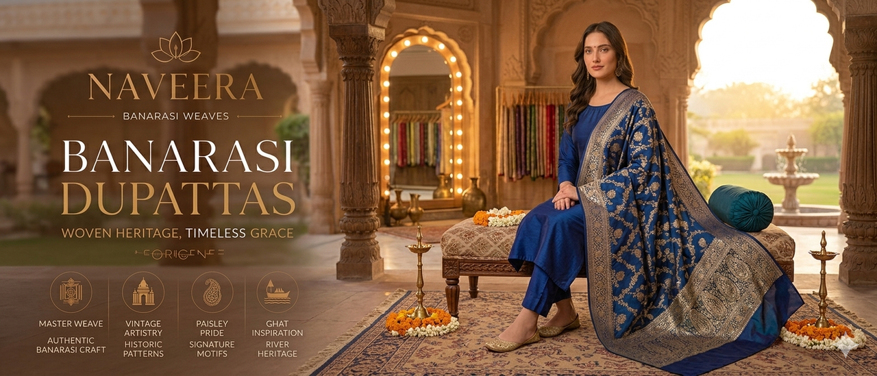 Pure Silk Banarasi Dupattas Masterpieces