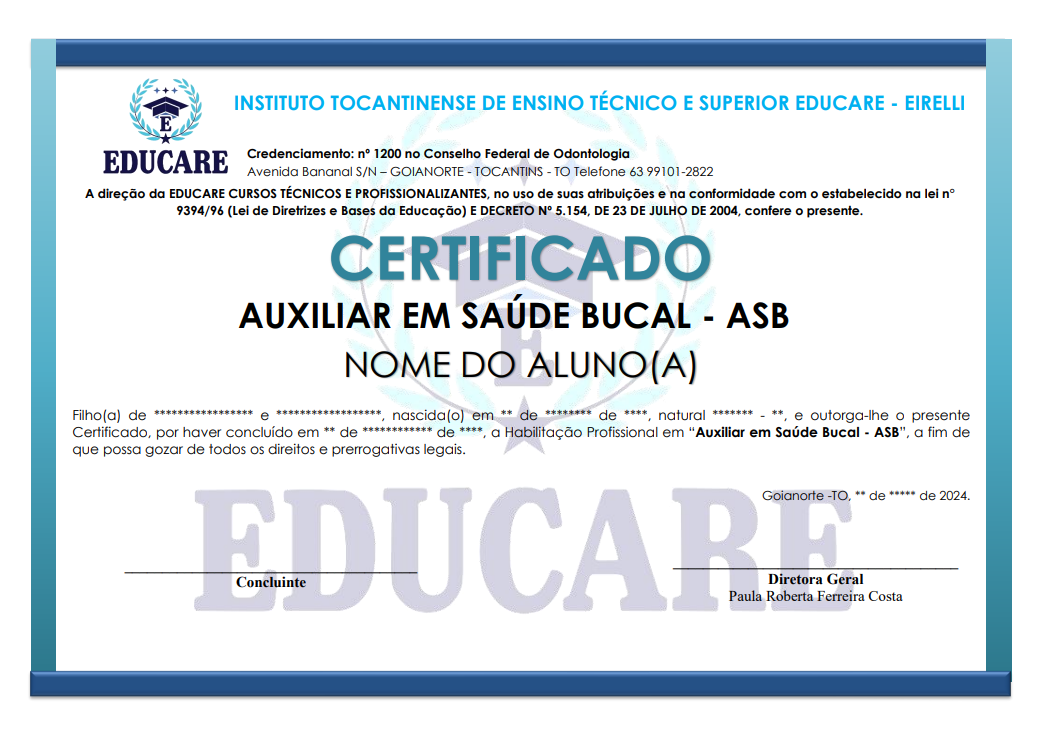 Certificado Frente