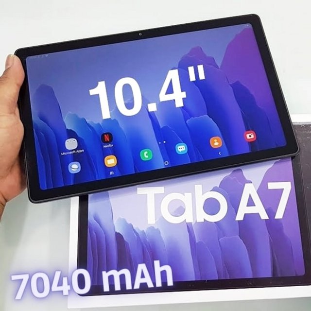 Tablet Samsung A7 T505 4G 64GB, 3GB RAM, Tela de 10.4, Câmera Traseira 8MP, Câmera Frontal de 5MP e Android 6.5 – Grafite