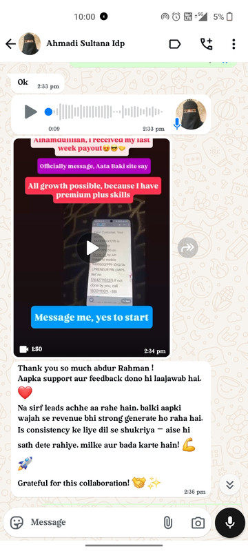 Testimonial from Ahemadi