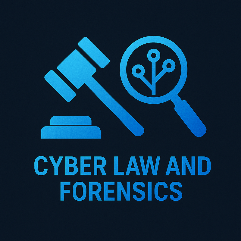 Scales of justice icon representing cyber law