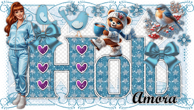 Hola Osito Feliz amora