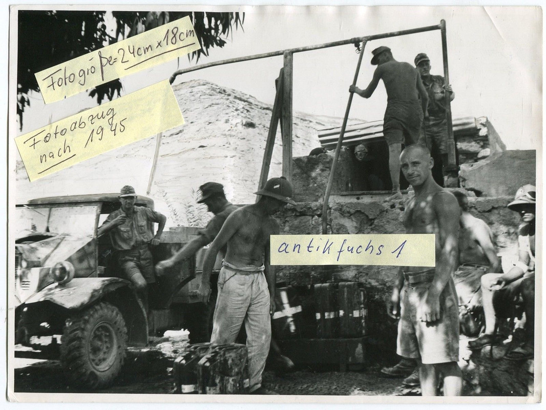 Kübelwagen des Afrikakorps in Afrika im 2.WK