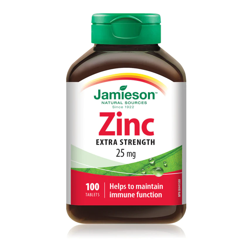 Jamieson Zinc 25Mg Tabs 100`S