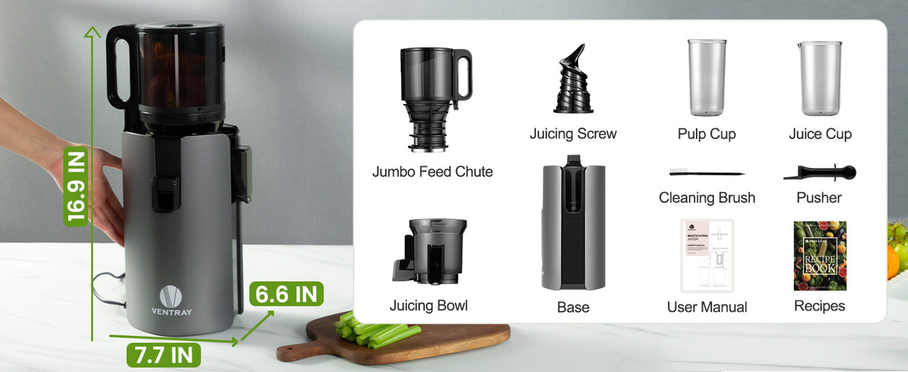 Ventray Max 120 Juicer Parts