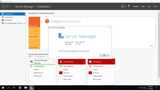 Windows Server 2019 17763.348 12in1 (x64) March 01, 2019