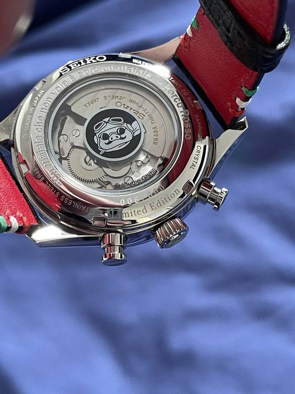 Seiko 8R Chronograph movements, and a red pig! | The Watch Site