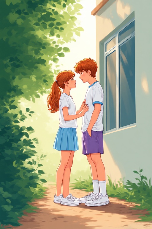 Two-Caucasian-teenagers-a-girl-18