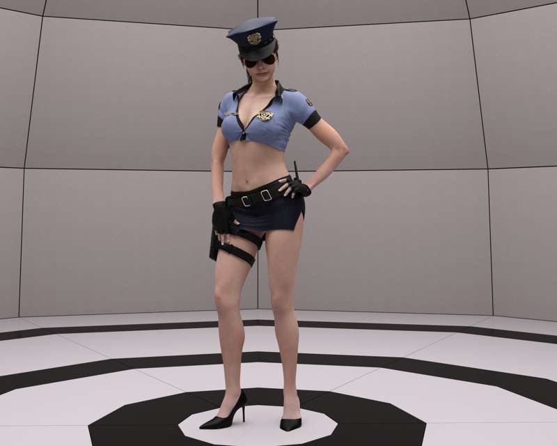 Claire Bad Cop For Daz