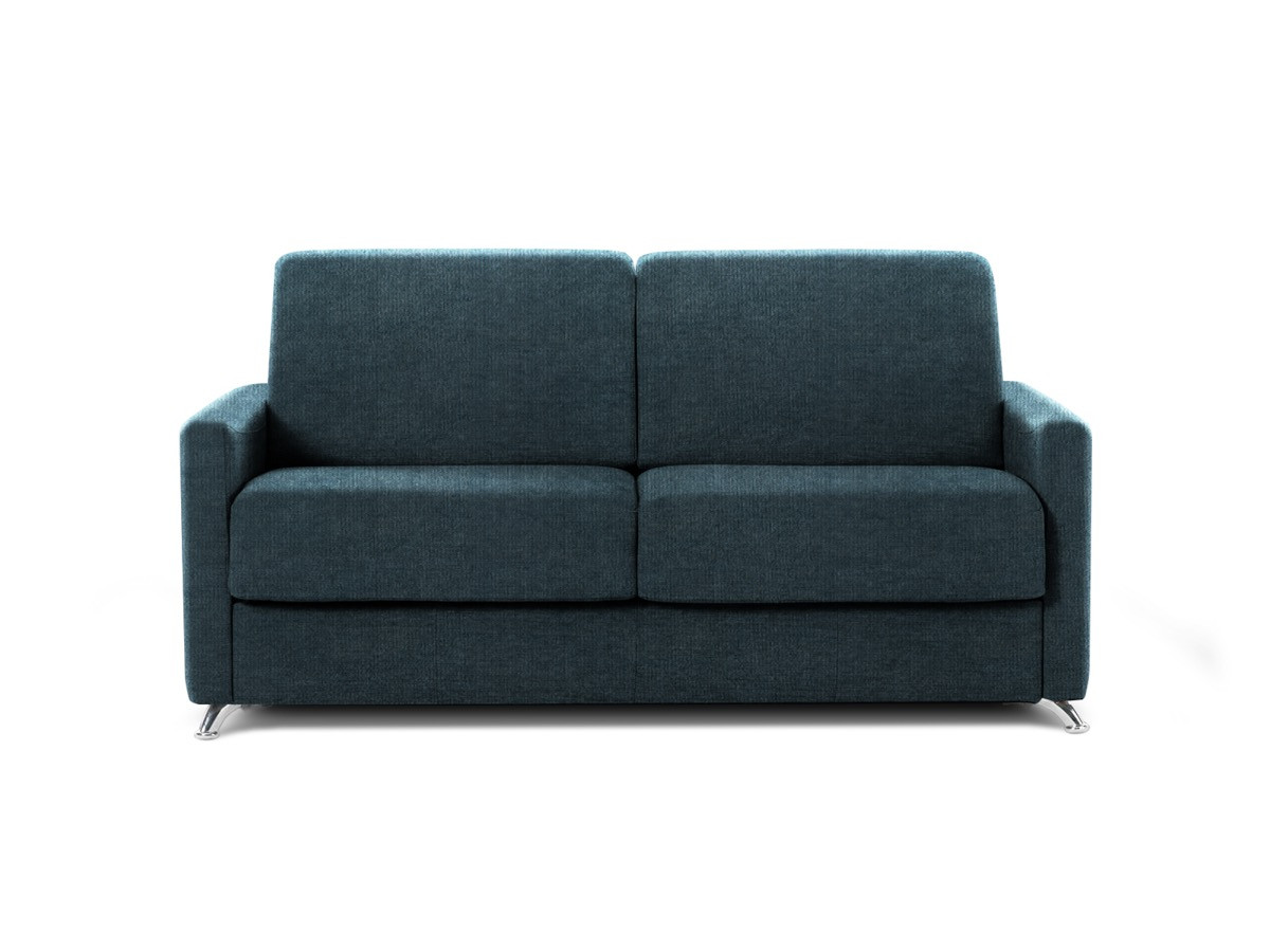Canapé Ambrogio tissu Queen Pétrol