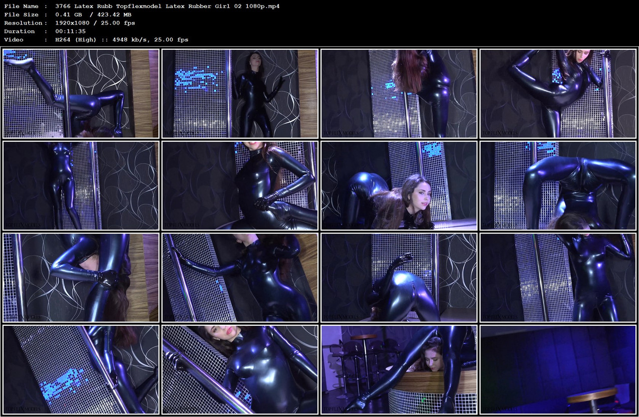 3766 Latex Rubb Topflexmodel Latex Rubber Girl 02 1080p mp4