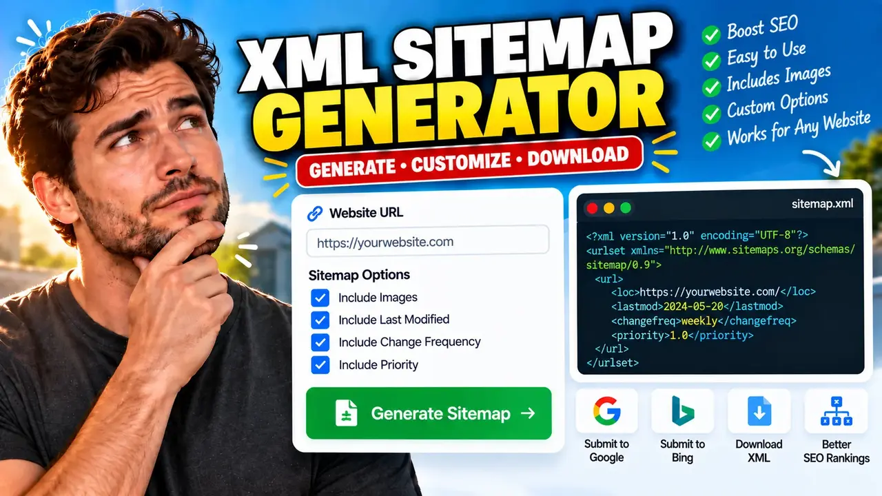 Free Xml Sitemap Generator (2026) | Fast & Easy
