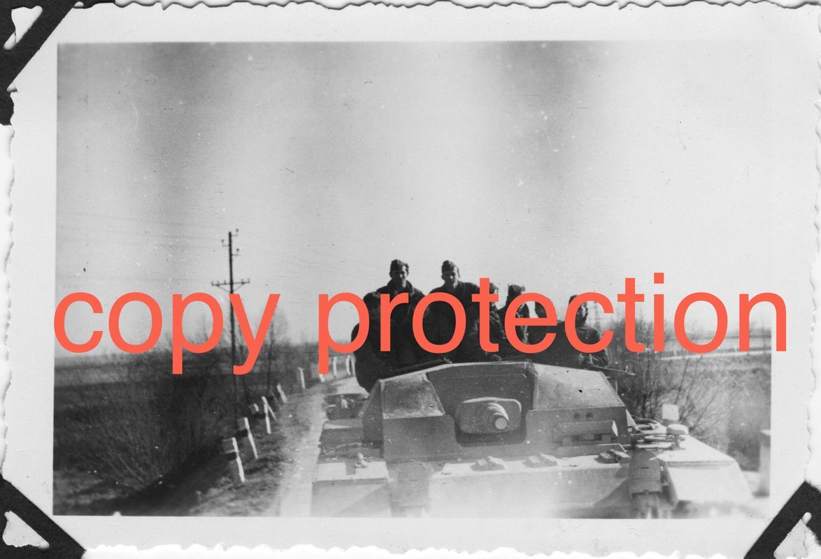 Orig. Fotos Sturmgeschütz III Lehrgang 6.Luftwaffen-Felddivision