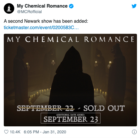 AltPress, “MY CHEMICAL ROMANCE SELL OUT ENTIRE NORTH AMERICAN TOUR IN UNDER 6 HOURS” [Traducción] [31.01.2020] Screenshot-2020-02-02-at-01-28-34
